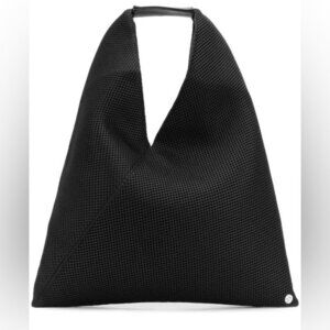 MM6 Maison Martin Margiela Black Mesh Carryall Japanese tote bag